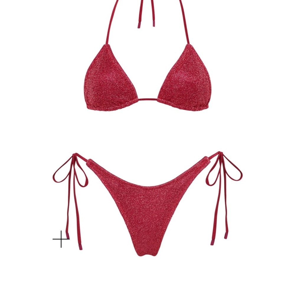 RED TRIANGL BIKINI